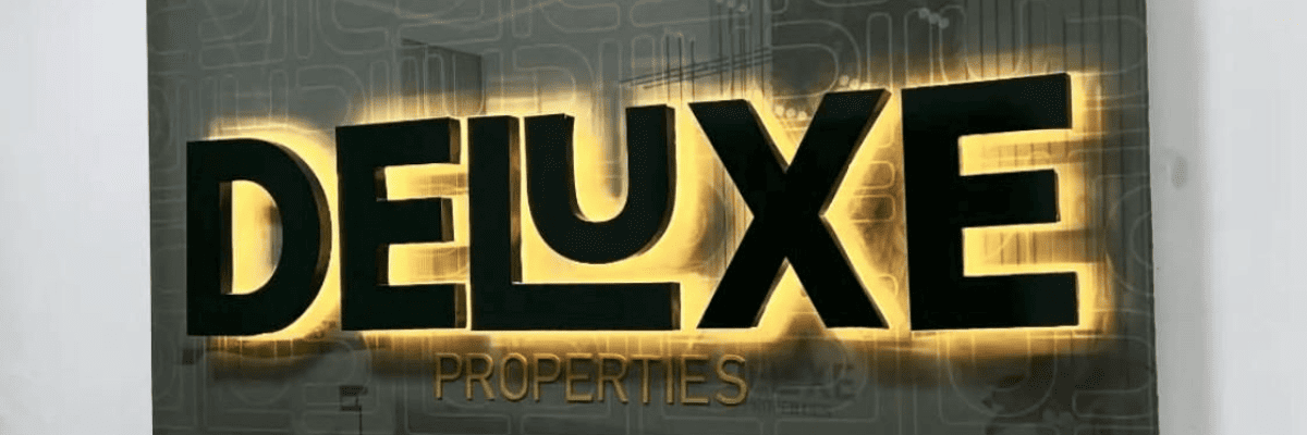 3d letter sign board